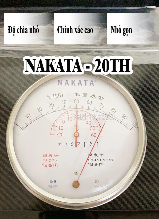 nhiệt ẩm kế cơ NAKATA - 20TH